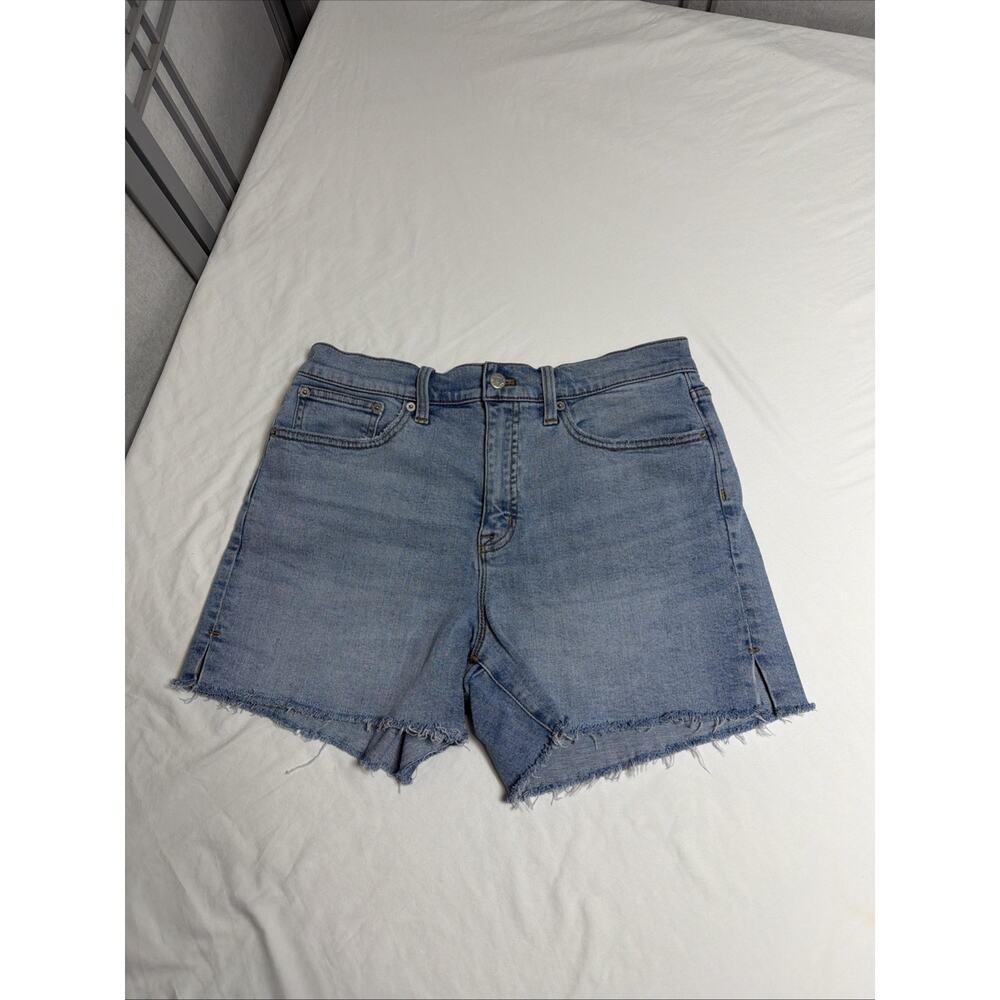 Women’s J Crew High Rise Denim Cut Off Shorts - Size 28 - 5 Inch Inseam